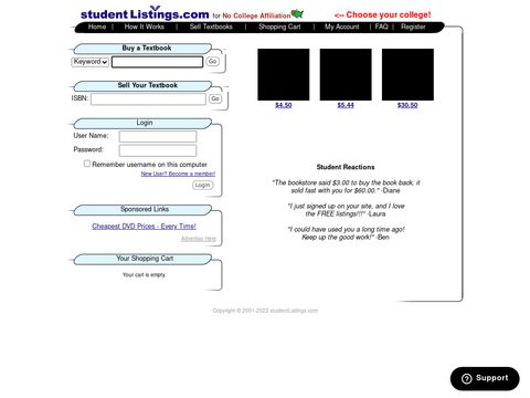 Student Listings