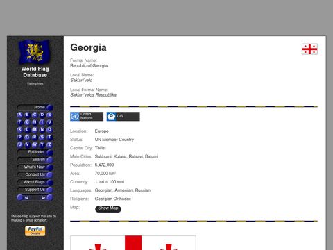 World Flag Database - Georgia
