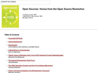 Open Sources - Voices from the Open Source Revolution