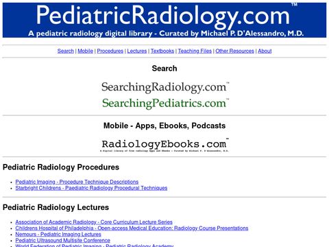 PediatricRadiology.com