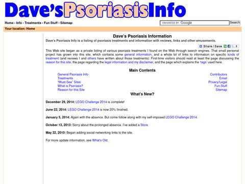 Daves Psoriasis Info