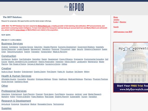 RFP Database