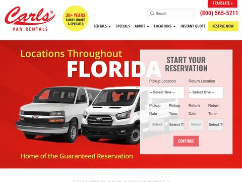 Carls Van Rentals