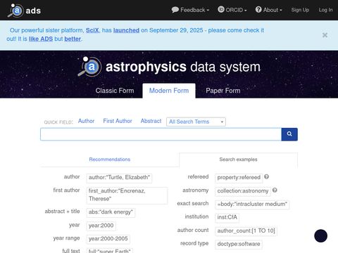 NASA Astrophysic Data System
